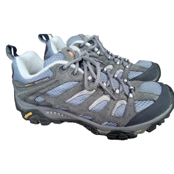 Merrell Women's Moab Ventilator Smore Hiking Shoe Size 7 Blue Gray Vibram J87762 - Picture 6 of 13